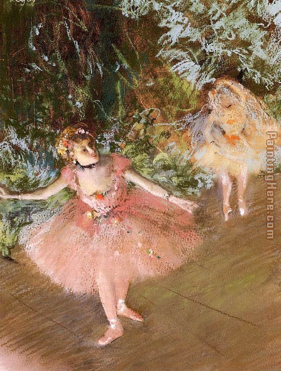 Dancer on Stage painting - Edgar Degas Dancer on Stage art painting